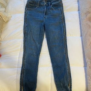 Abercrombie Zipper Detail Skinny Jeans